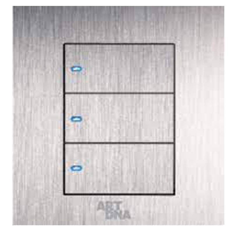 Công Tắc Led Ba 1 Chiều DNA