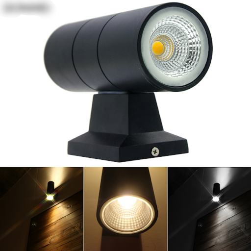Đèn Hắt Tường 2 Đầu Hình Trụ
