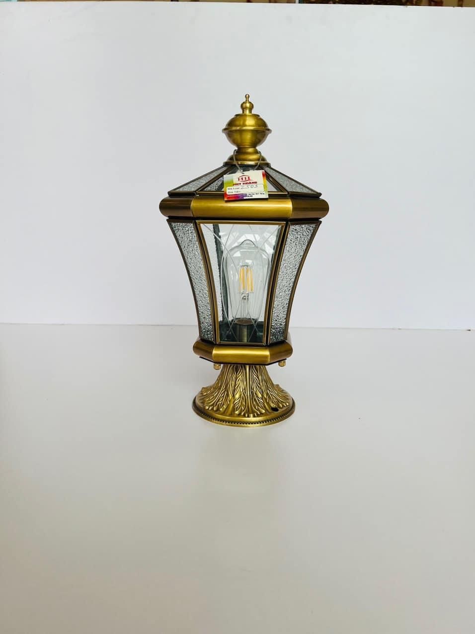 Đèn Trụ Đồng Kính HH503