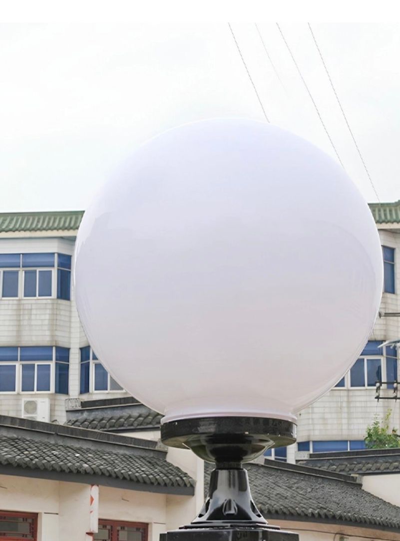 Đèn Trụ Cổng Tường Rào Tròn