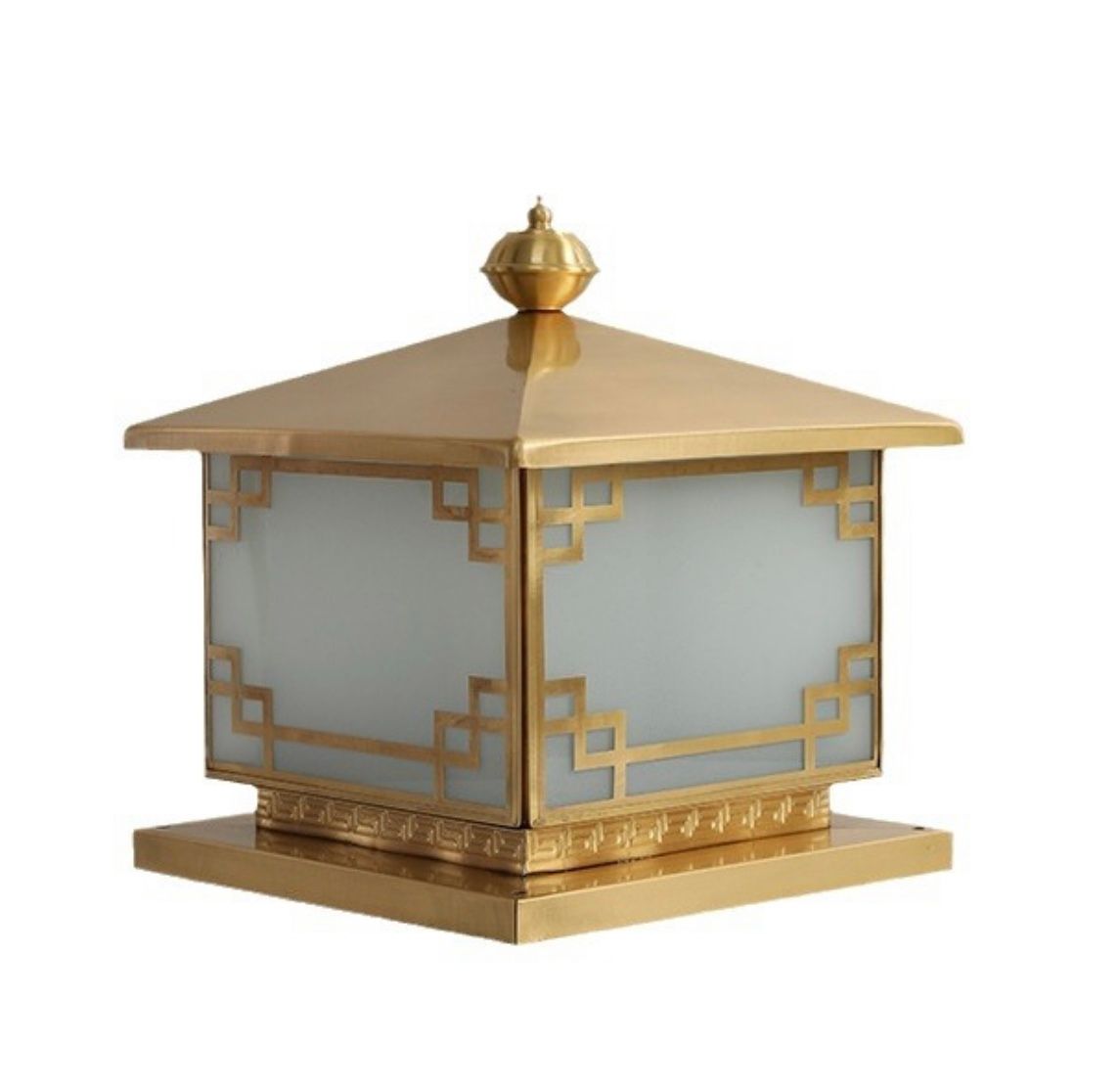 Đèn Trụ Cổng Bằng Đồng HH6037