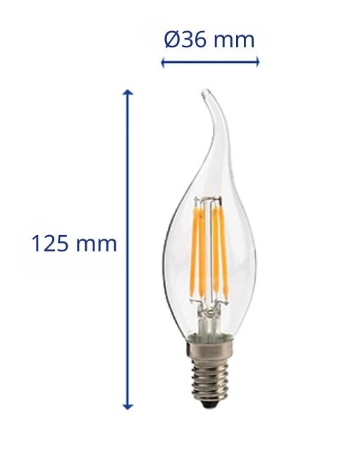 Đèn Buld Nhót F35 E14