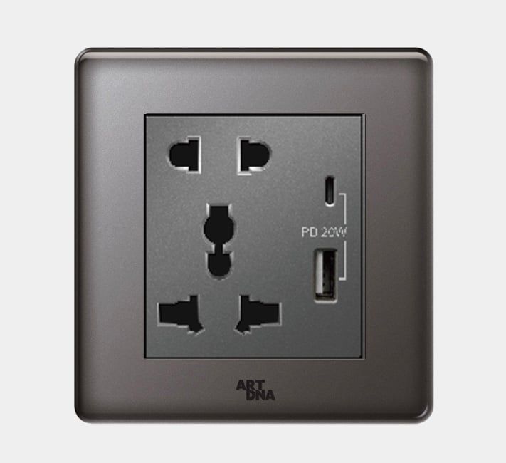 Ổ Cắm Đa Năng + USB + Type C