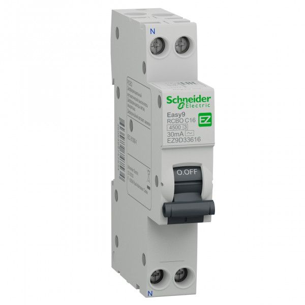 Aptomat Easy9 Slim RCBO 1P+N