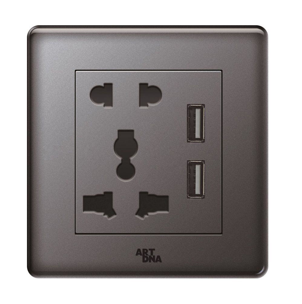 Ổ Cắm Đa Năng + 2 Cổng Sạc USB