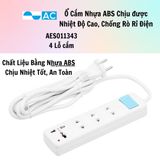 Ổ CẮM NỐI DÀI 3M CÓ CÔNG TẮC AC AES11323