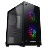 XIGMATEK NYM 2F (EN48946) - M-ATX, 2 SIDE TEMPERED GLASS, KÈM 02 FAN XIGMATEK X22F