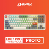 Bàn phím cơ không dây DAREU EK87 PRO - PROTO (Triple Mode, Cherry PBT Double Shot, Gasket Mount, RGB)