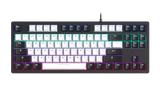 Bàn phím cơ Gaming DAREU EK87 v2 WHITE BLACK (2 sides RGB strip, Multi-Led, PBT Double Shot OEM profile, DareU DREAM sw)