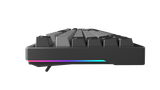 Bàn phím cơ Gaming DAREU EK104 GREY x BLACK (2 sides RGB strip, Multi-Led, PBT Double Shot OEM profile, DareU DREAM / FIREFLY sw)