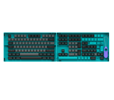 AKKO Keycap set – Black & Cyan (PBT Double-Shot/ASA profile/197 nút)