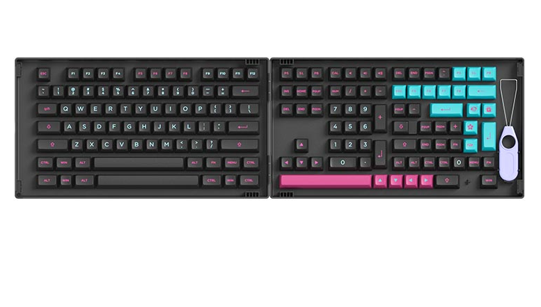 AKKO Keycap set – Midnight (PBT Double-Shot/ASA profile/178 nút)