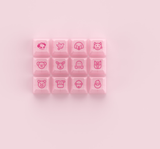 AKKO Keycap set – Pink (PC / ASA-Clear profile / 155 nút)