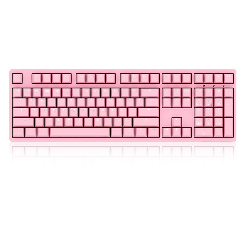 Bàn phím cơ AKKO 3108S Pink Led White (Chery Blue switch)