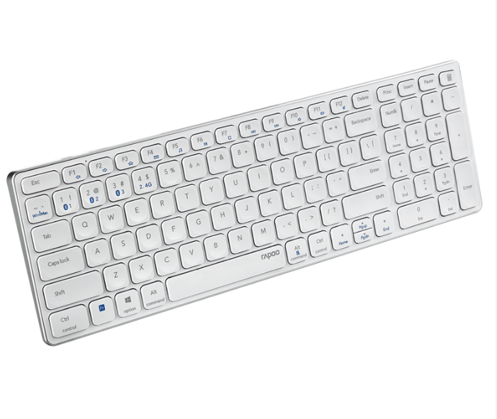 Bàn Phím Không Dây Đa Kết Nối Rapoo E9350G - White