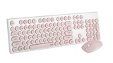 Bộ Bàn Phím Chuột Không Dây Rapoo X260S - Pink
