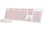 Bộ Bàn Phím Chuột Không Dây Rapoo X260S - Pink
