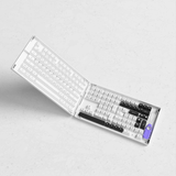 AKKO Keycap set – Black on White BoW (PBT Double-Shot/ASA profile/158 nút)