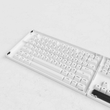 AKKO Keycap set – Black on White BoW (PBT Double-Shot/ASA profile/158 nút)