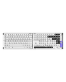 AKKO Keycap set – Black on White BoW (PBT Double-Shot/ASA profile/158 nút)
