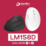 Chuột không dây DAREU LM158D (ERGO - Dual Mode: Bluetooth + 2.4G)