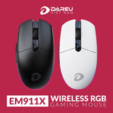Chuột không dây Gaming DAREU EM911X (RGB, Lightweight: 72g)