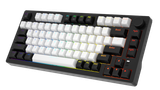 Bàn phím cơ Gaming DAREU EK75 WHITE x BLACK (2 sides RGB strip, DareU DREAM sw, Type-C)