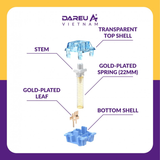 DAREU VIOLET GOLD V2 (TACTILE) Hotswap Switches – POT x45 sw