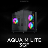 XIGMATEK AQUA M LITE 3GF (EN44144) - GAMING M-ATX, KÈM 03 FAN XIGMATEK G20F