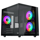 XIGMATEK AQUA M LITE 3GF (EN44144) - GAMING M-ATX, KÈM 03 FAN XIGMATEK G20F