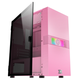 XIGMATEK FADIL QUEEN 1F (EN48090) - M-ATX, 1 SIDE TEMPERED GLASS, 1 FAN X20F