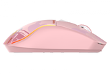 Chuột không dây Gaming DAREU A950 TRIPLE MODE (BLACK / PINK) - SUPERLIGHT, FAST CHARING DOCK