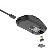 Chuột không dây Gaming DAREU A950 TRIPLE MODE (BLACK / PINK) - SUPERLIGHT, FAST CHARING DOCK
