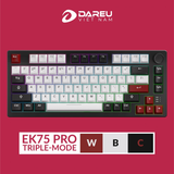 Bàn phím cơ không dây DAREU EK75 PRO - WBC (Triple Mode, Gasket Mount, RGB)