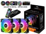 XIGMATEK GALAXY III ROYAL - BR120 ARGB (EN46119): HUB FAN (PACK x3, CONTROLLER, POWER HUB)