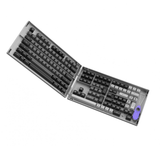 AKKO Keycap set – Black & Silver (PBT Double-Shot/ASA profile/197 nút)