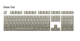 AKKO Keycap set – Warm Gray (PBT Double-Shot / Cherry profile / 132 nút)