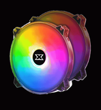 XIGMATEK GALAXY III DX200 ARGB (EN46089): HUB FAN (PACK x2, CONTROLLER, POWER HUB)