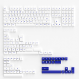 AKKO Keycap set – Blue on White (PBT Double-Shot/ASA profile/197 nút)