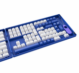 AKKO Keycap set – Blue on White (PBT Double-Shot/ASA profile/197 nút)