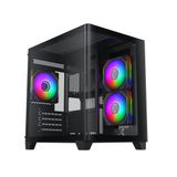 XIGMATEK PANO M NANO 3GF (EN45523) - GAMING M-ATX, KÈM 03 FAN XIGMATEK G20F