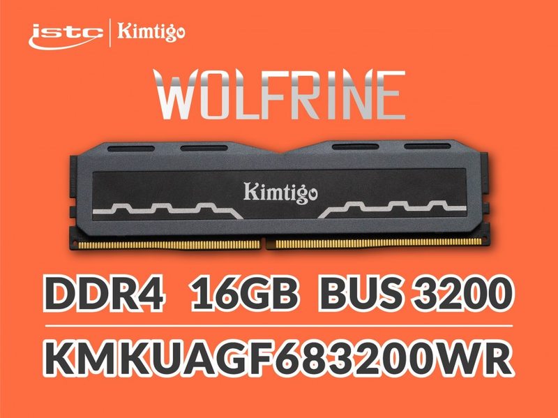 Ram KIMTIGO WR 16GB (16GBx1) DDR4 3200MHz_KMKUAGF683200WR