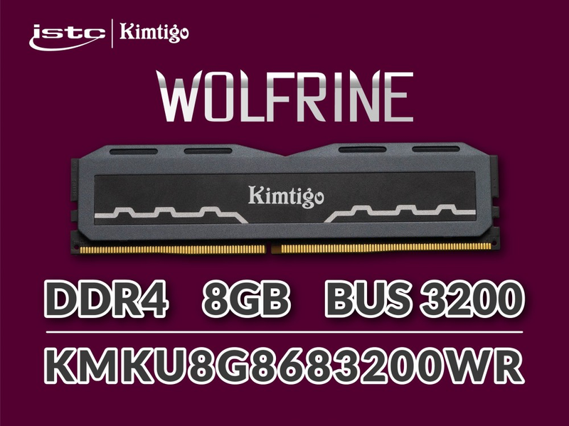 Ram KIMTIGO WR 8GB (8GBx1) DDR4 3200MHz_KMKU8G8683200WR