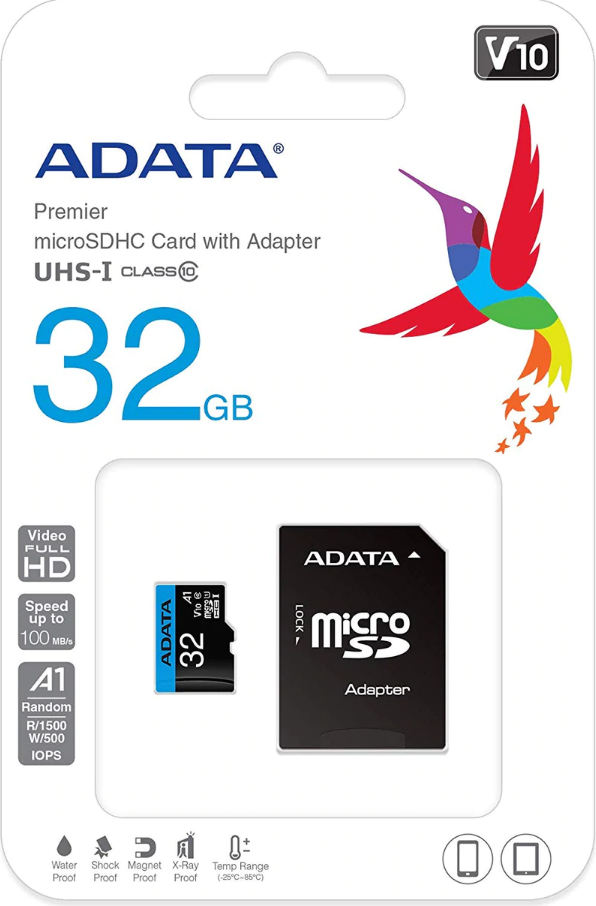 Thẻ nhớ Micro SDHC 32GB – Class 10, U1, V10, A1