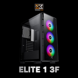 XIGMATEK ELITE 1 3F (EN0839) - GAMING ATX, KÈM 03 FAN XIGMATEK X22F