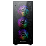 XIGMATEK NYA 3F (EN49523) - ATX, 2 SIDE TEMPERED GLASS, KÈM 03 FAN XIGMATEK X22F