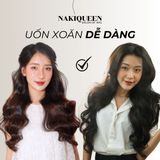 Tóc Kẹp Phím Thật NAKIQUEEN Set 9 Dải Đen Tự Nhiên 45cm (Ngang Eo)