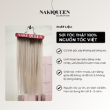 Tóc Kẹp Phím Balayage Thật NAKIQUEEN