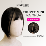 TOUPEE MINI TÓC THẬT (FORM MỎNG)