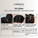 TOUPEE MINI TÓC THẬT (FORM MỎNG)